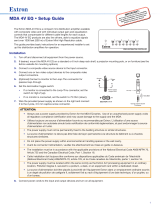 Extron electronics MDA 4V EQ User manual