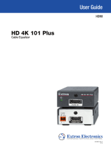 Extron HD 4K 101 Plus User manual