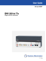 Extron DVI 201xi Tx User manual