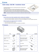 Extron electronics Cable Cubby 1252 M User manual