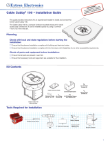 Extron Cable Cubby 100 User manual