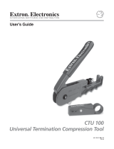 Extron electronics CTU 100 User manual