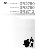 Riso GR3750 Owner's manual