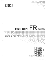 Riso 3950 Owner's manual