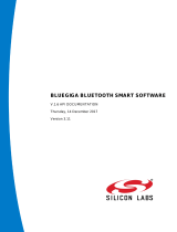 Silicon Labs Bluetooth Low Energy Software API for BLE Version 1.6 Reference guide