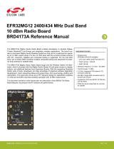 Silicon Labs EFR32MG12 2400/434 MHz Dual Band 10 dBm Radio Board BRD4173A  Reference guide