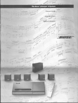 Bose SoundLink® wireless music system Owner's manual