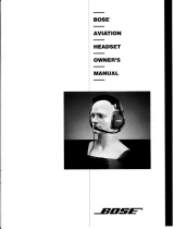 Bose Aviation Headset Owner's manual