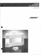 Bose SoundLink® wireless music system Owner's manual