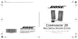 Bose Companion (R) 20 User manual