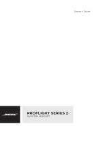 Bose ProFlight Series 2 Aviation Headset User manual