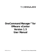 Broadcom OneCommand Manager for VMware vCenter Version 1.5 User guide