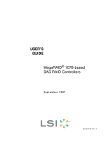 LSI MR SAS RAID Controllers UG User guide