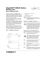 LSI MegaRAID iBBU05 User guide