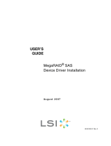 LSI MegaRAID SAS Device Driver User guide