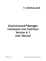 Broadcom OneCommandManager Command Line Interface Version 6.1 User User guide