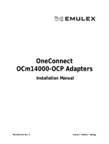 Broadcom OneConnect OCm14000-OCP Adapters Installation User guide