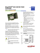 Broadcom MegaRAID SAS 84016E RAID Controller User guide