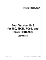 Broadcom Boot Version 10.3 for NIC, iSCSI, FCoE, and RoCE Protocols User guide