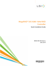 LSI MegaRAID SAS 9280-16i4e User guide