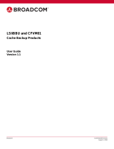 LSI LSIiBBU and CFVM01 Cache Backup Products User guide