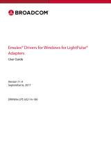 Broadcom Emulex Drivers for Windows for LightPulse Adapters User guide