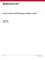 Broadcom Emulex OneCommand Manager for VMware vCenter User guide