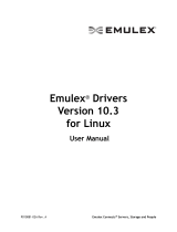 Broadcom Emulex Drivers Version 10.3 for Linux User guide