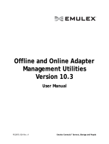 Broadcom Offline and Online Adapter Management Utilities User guide