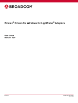 Broadcom Emulex Drivers for Windows for LightPulse Adapters User guide