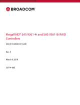 Broadcom MegaRAID SAS 9361-4i and SAS 9361-8i RAID Controllers User guide