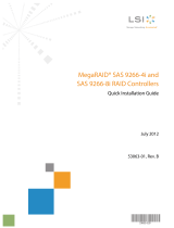 LSI MegaRAID SAS 9266-4i and SAS 9266-8i RAID Controllers User guide
