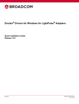 Broadcom Emulex Drivers for Windows for LightPulse Adapters User guide