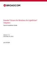 Broadcom Emulex Drivers for Windows for LightPulse Adapters User guide
