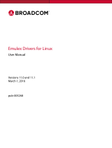 Broadcom Emulex Drivers for Linux User 11.0 and 11.1 User guide