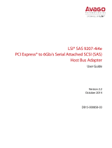 Broadcom LSI SAS 9207-4i4e PCI Express to 6Gb/s Serial Attached SCSI (SAS) Host Bus Adapter User guide