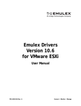 Broadcom Emulex DriversVersion 10.6for VMware ESXi User guide