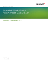 Broadcom Brocade EZSwitchSetup Administration, 8.1.0 User guide