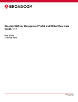 Broadcom Brocade SANnav Management Portal and Global View , 1.1.1 User guide