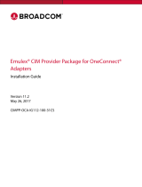 Broadcom Emulex CIM Provider Package for OneConnect Adapters User guide