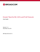 Broadcom Emulex Boot for NIC, iSCSI, and FCoE Protocols User guide