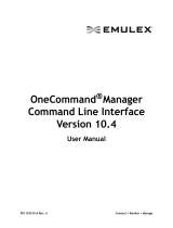 Broadcom OneCommandManager Command Line Interface Version 10.4 User guide