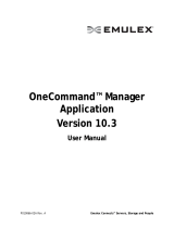 Broadcom OneCommand ManagerApplication User guide