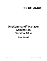 Broadcom OneCommand ManagerApplication User guide