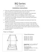 Pure Acoustics BQ 260 User manual
