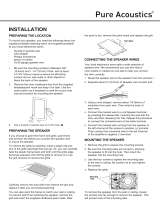 Pure Acoustics NR 6 User manual