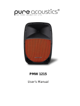 Pure Acoustics PMW 1215 User manual