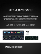 Key Digital KD-UPS52U Quick setup guide