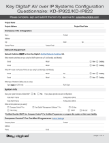 Key Digital KD-IP822ENC Owner's manual