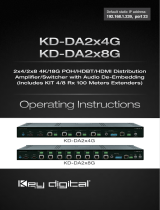 Key Digital KD-DA2x4G Operating instructions